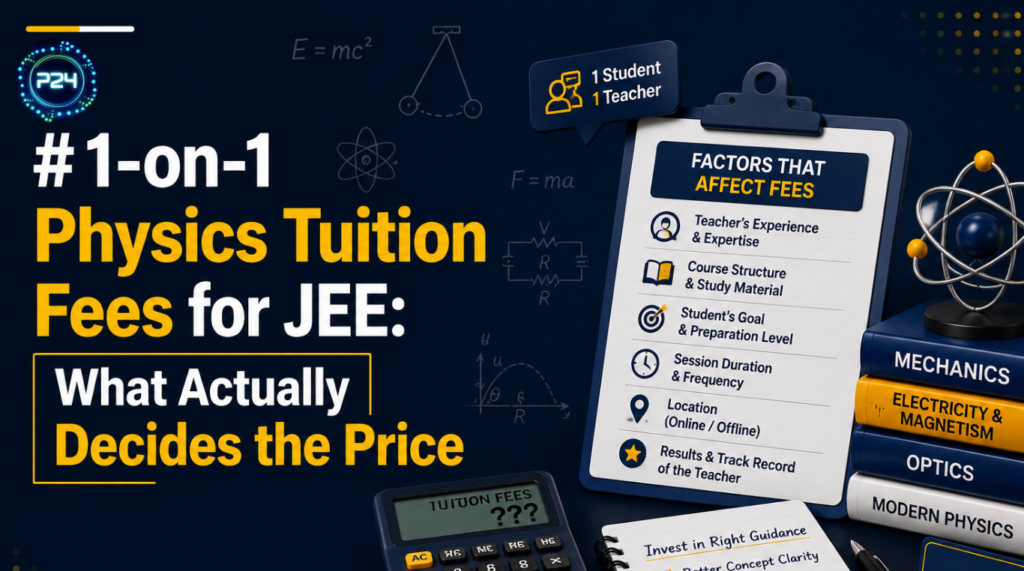 1-on-1 Physics Tuition Fees