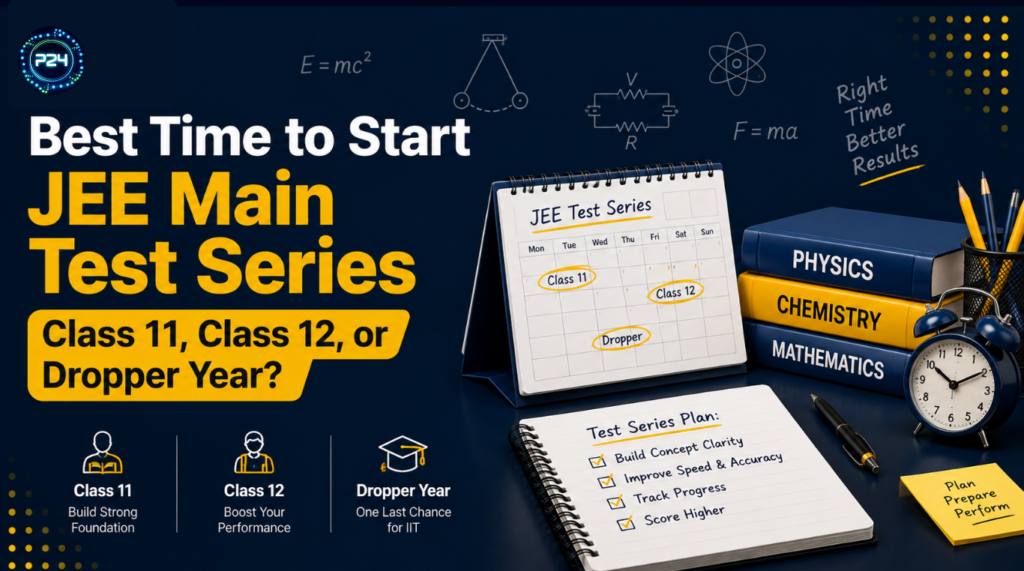best time to start JEE Main test series