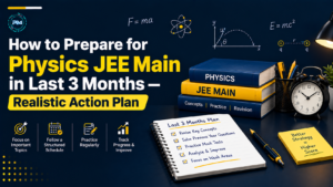 How to Prepare for Physics JEE Main in Last 3 Months — Realistic Action Plan